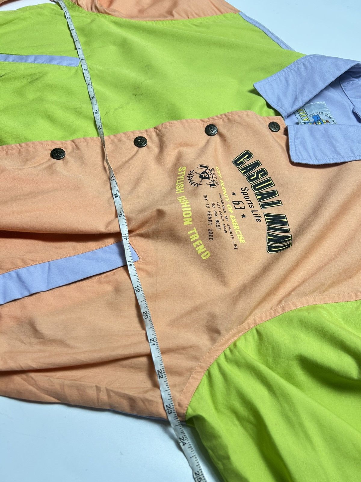 Japanese Brand CITY CATS MULTI COLOR BOMBER JACKET Size US M / EU 48-50 / 2 - 6 Thumbnail