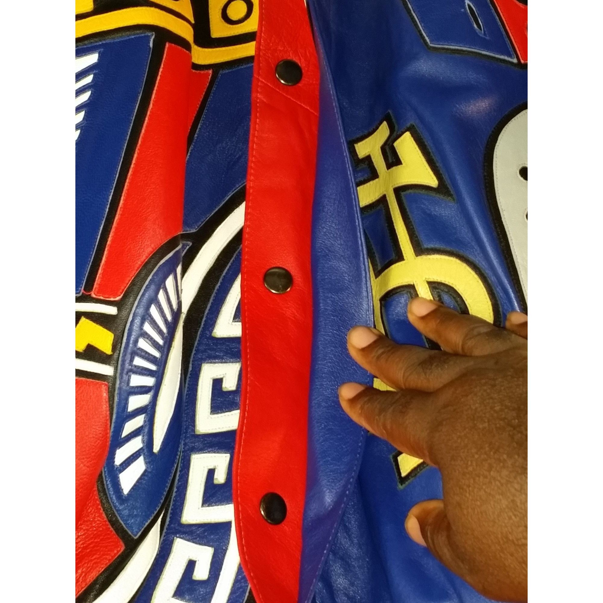 Vintage Vintage Rare 1990s Detroit Casino Gambling Leather Jacket Me Size US XL / EU 56 / 4 - 10 Thumbnail
