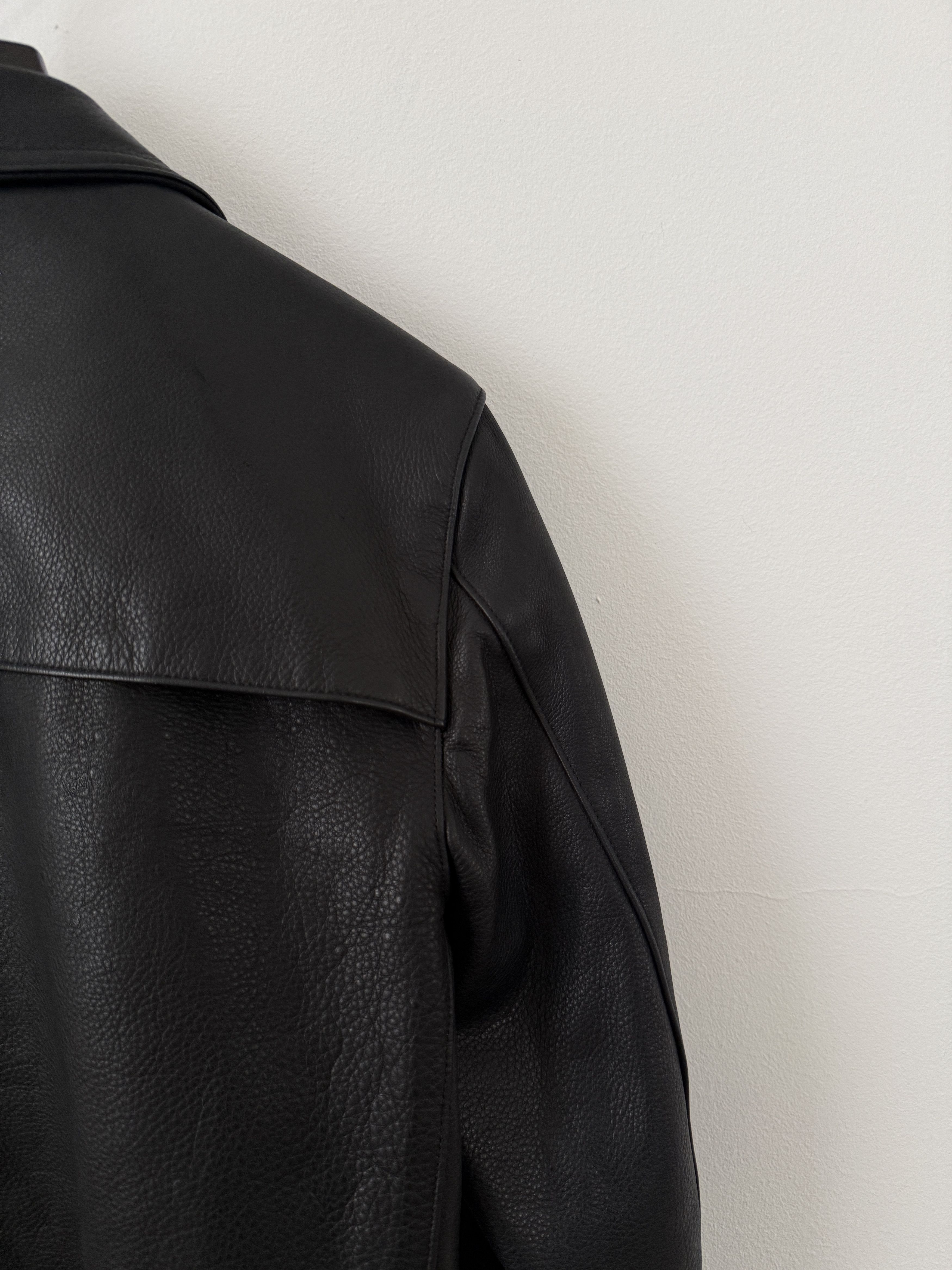 John Elliott Leather Moto Jacket Size US L / EU 52-54 / 3 - 12 Thumbnail