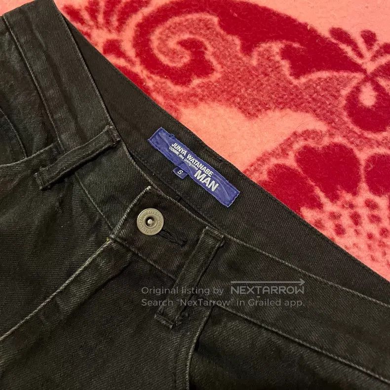 Junya Watanabe Junya Watanabe size S Patchwork Slim Fit Ankle Jeans Size US 27 - 3 Thumbnail
