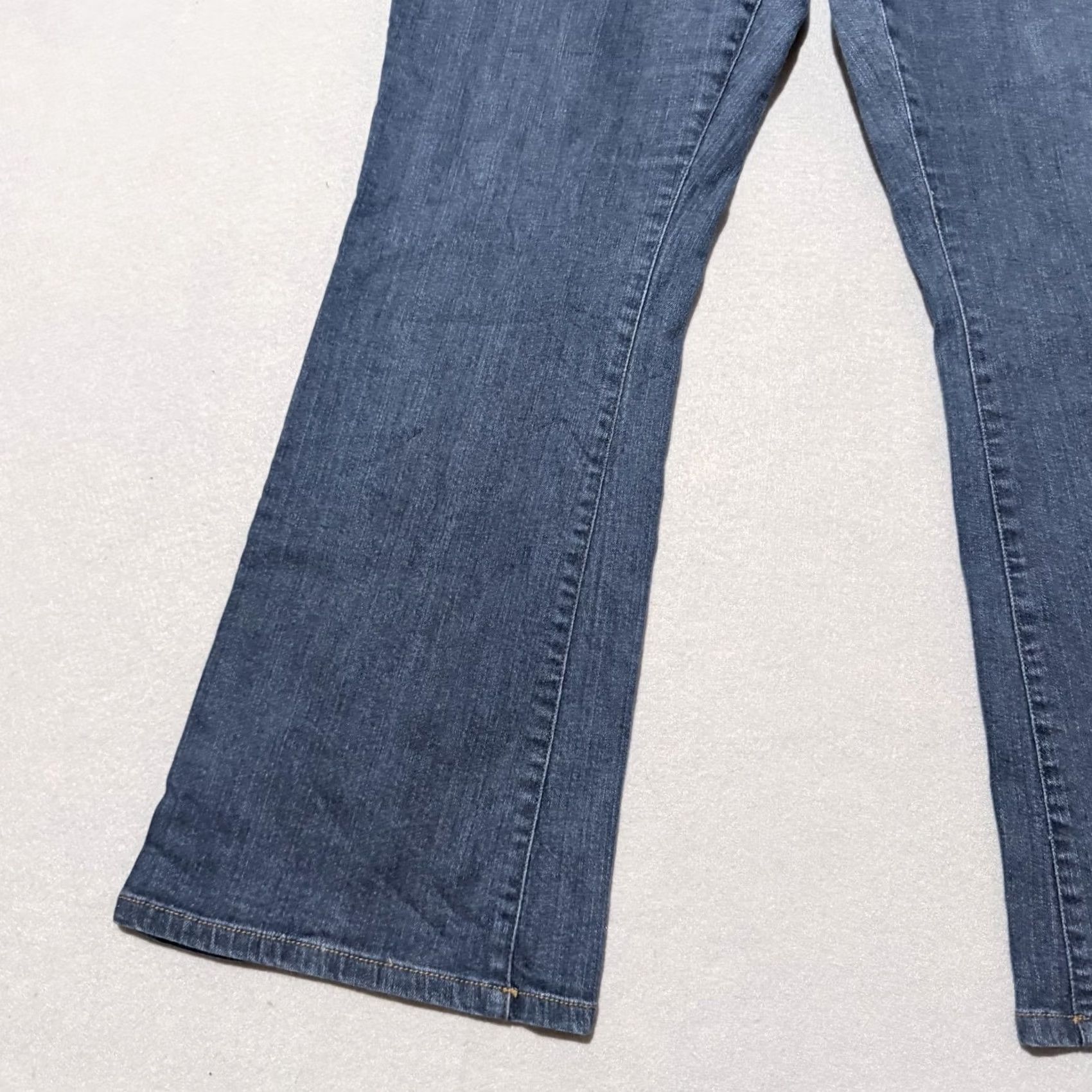 Vintage Smith's Bootcut Jeans Women's Blue Denim Dark Wash Mid-Rise Slim Fit - 16 Size 38" / US 16 / IT 52 - 5 Thumbnail