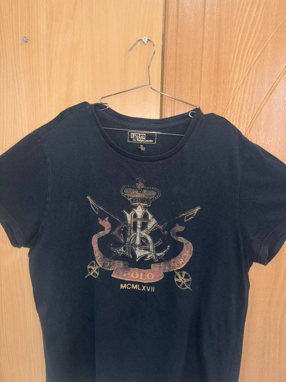 Polo Ralph Lauren Vintage Polo Ralph Lauren polo shirt black size XL Vintage Size US XL / EU 56 / 4 - 7 Thumbnail