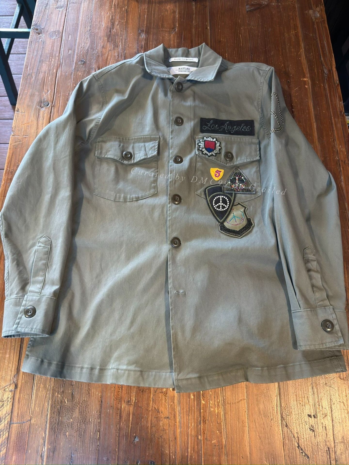 Replay REPLAY Military Green Utility Jacket S Size US S / EU 44-46 / 1 - 1 Thumbnail