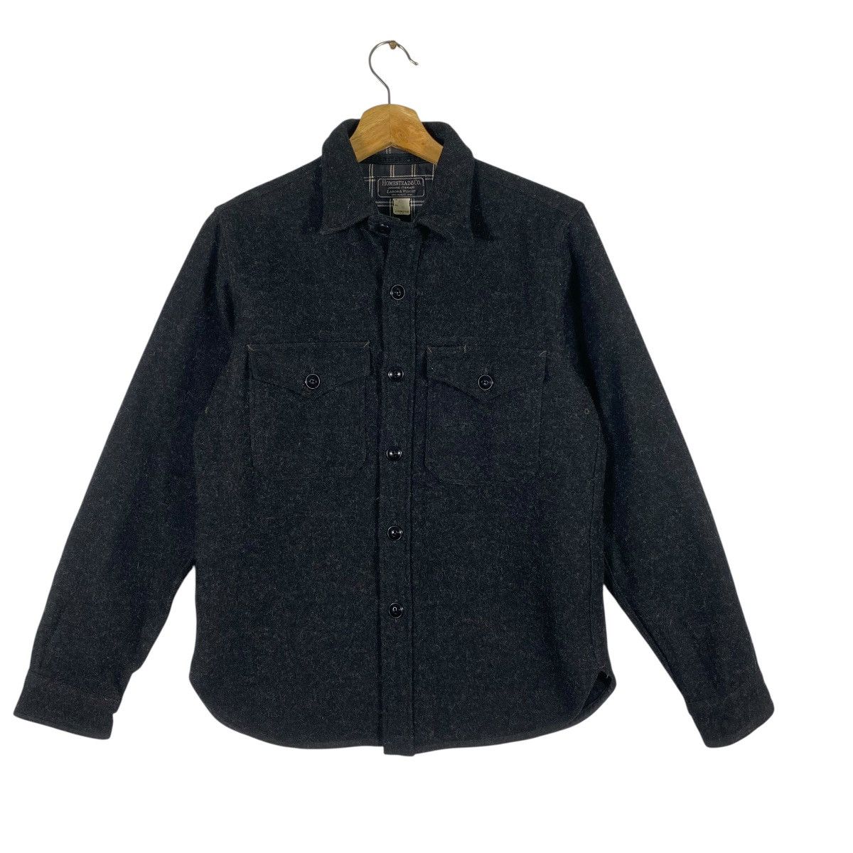 J.S. Homestead Journal Standard Homestead&co Shirt Wool S Size Black Colour Size US S / EU 44-46 / 1 - 1 Thumbnail