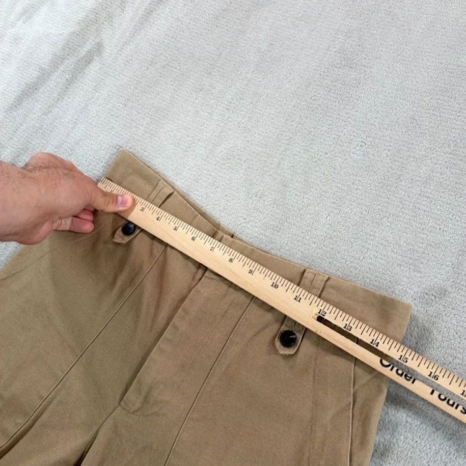 Zadig & Voltaire Zadig & Voltaire Pilote Cotton Canvas Pants Women FR 36 US 4 Beige Cargo Tailored Regular Inseam 28 in Front Flat Pocketed Size 27" / US 4 / IT 40 - 6 Thumbnail