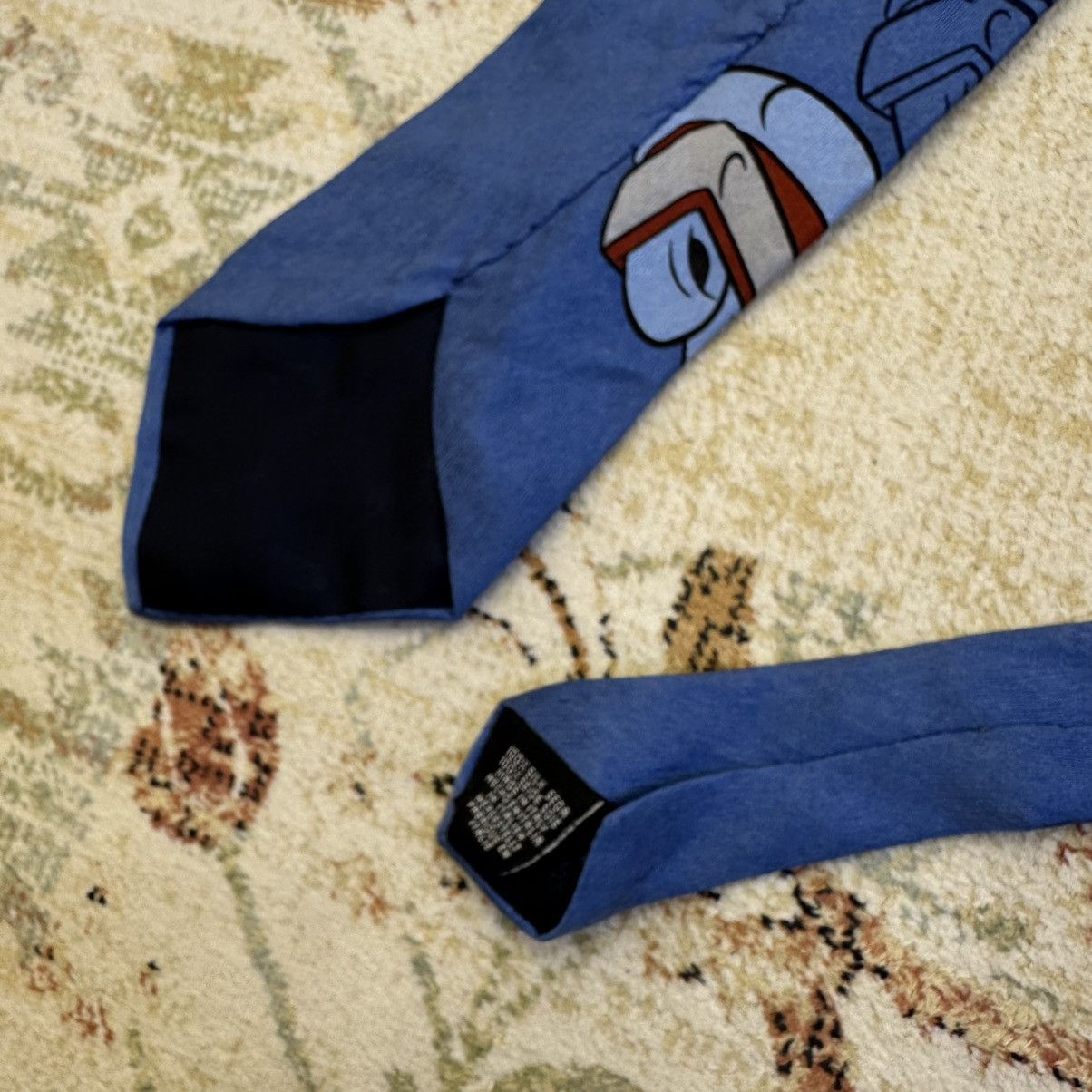 Vintage Vintage Warner Bros Tie 00s Looney Tunes Streetwear Silk Size ONE SIZE - 7 Thumbnail