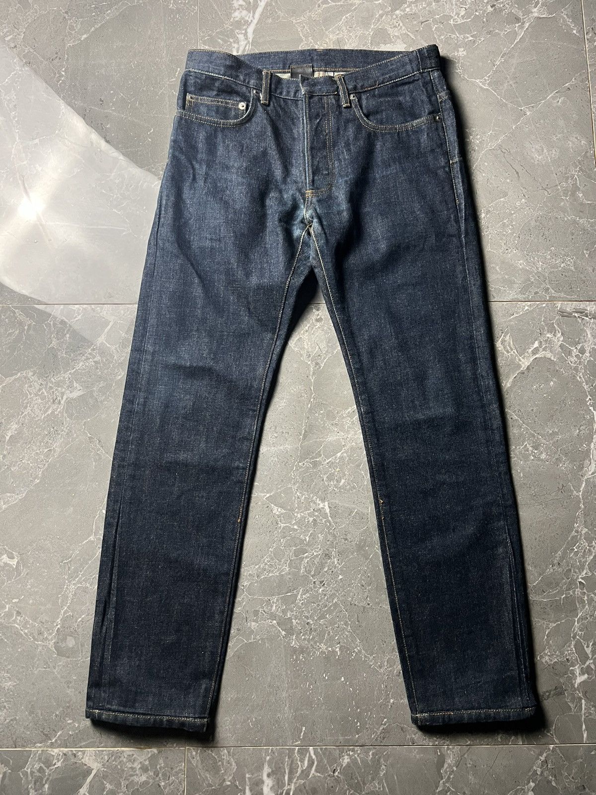 Dior × Hedi Slimane Dior Homme - SS04 Waxed Destroyed Denim