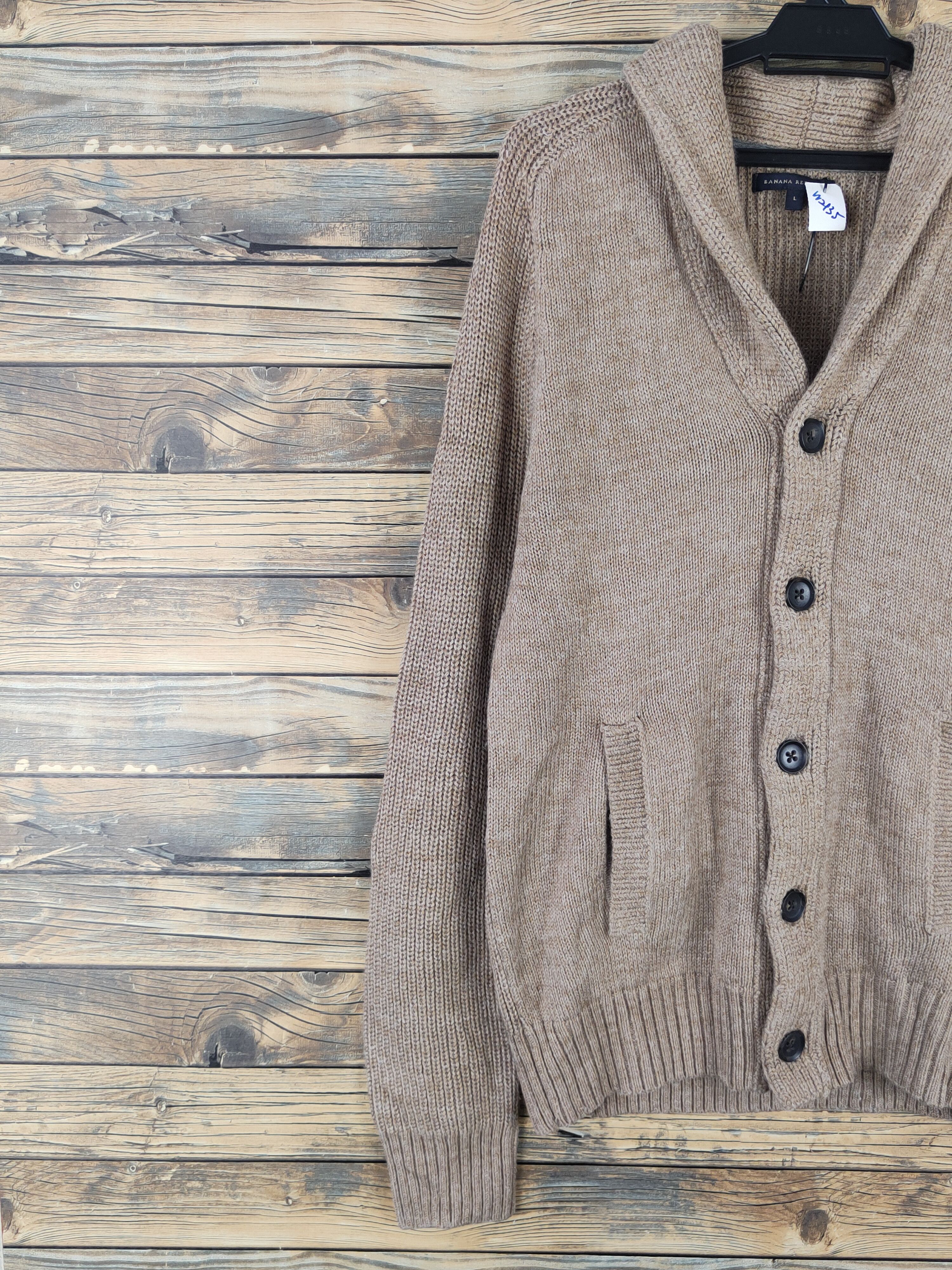 Banana Republic × Homespun Knitwear Banana Republic Brown Knitwear Cardigan #W2135 Size US M / EU 48-50 / 2 - 3 Thumbnail