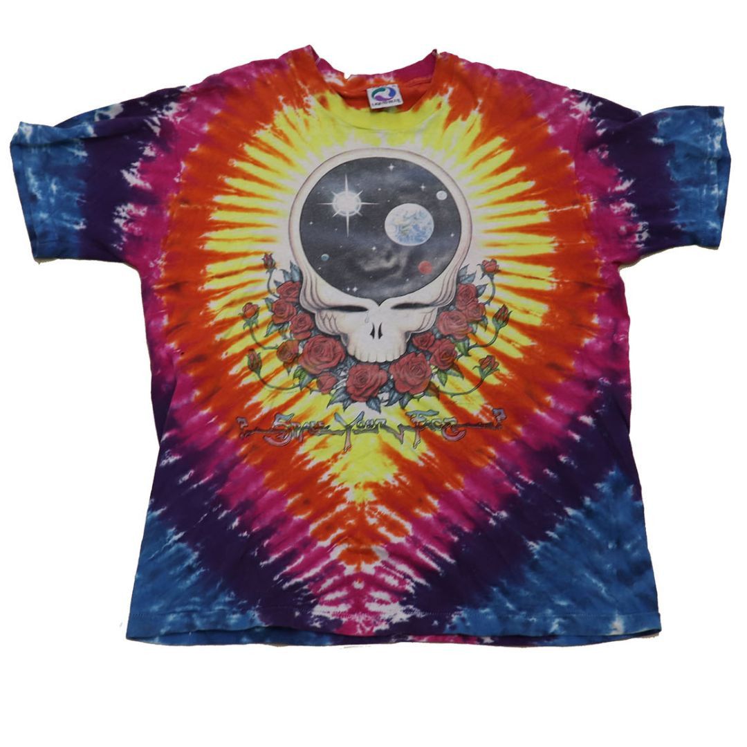 image of Liquid Blue Vintage 1992 Grateful Dead Band Tie Dye T-Shirt, Men's (Size XL)