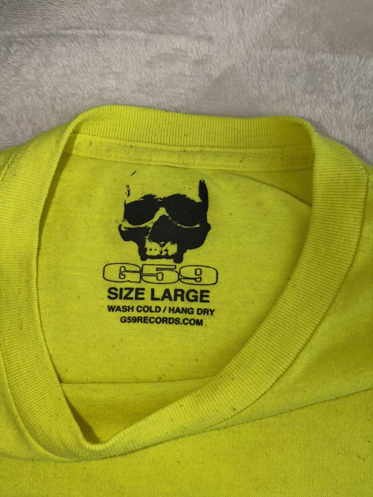 G59 Records G59 $uicideboy$ 2023 EUROPE NEON YELLOW LIMITED SHIRT Size US L / EU 52-54 / 3 - 2 Thumbnail