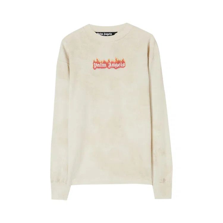 Palm Angels o1gr1nt0425 Burning Logo Classic Long Sleeve T-Shirt Size US S / EU 44-46 / 1 - 1 Preview
