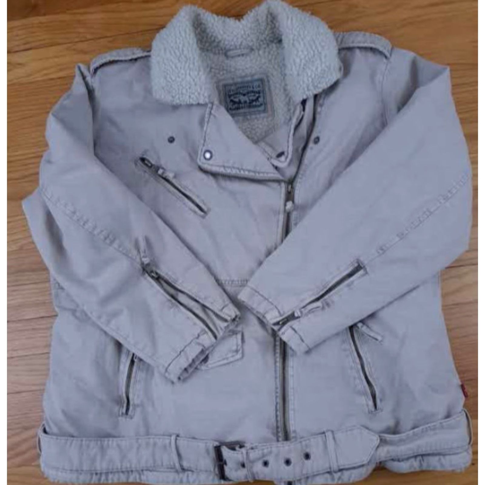 Levi's VINTAGE Levi's Jacket Bomber Full Zip White XL Men Size US 36 / EU 52 - 3 Thumbnail