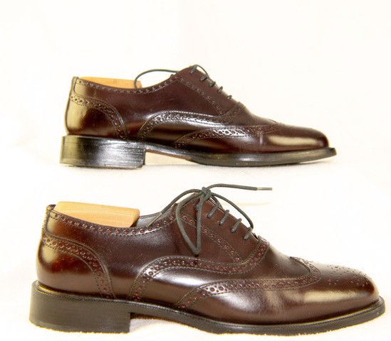 Florsheim Cordovan wingtip dress shoes Size US 10 / EU 43 - 2 Thumbnail