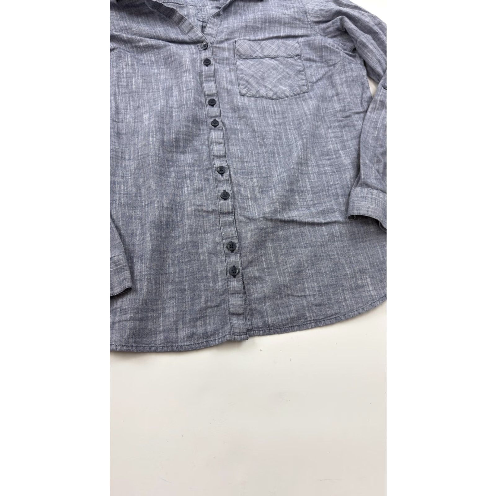 Vintage Columbia Shirt Mens XL Gray Long Sleeve Button-Up 100% Cotton Pocket Outdoors Size US XL / EU 56 / 4 - 2 Thumbnail
