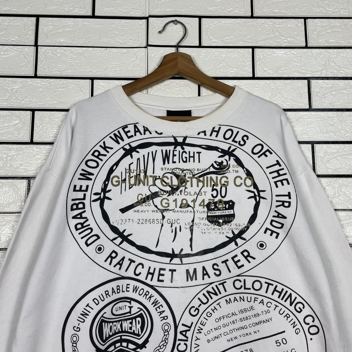 Japanese Brand G-Unit Clothing Workwear Sweatshirt Size US L / EU 52-54 / 3 - 2 Thumbnail