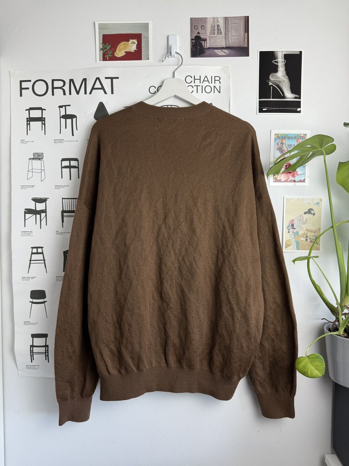 Acne Studios × Designer Acne Studios brown merino wool sweater M designer luxury y2k Size US M / EU 48-50 / 2 - 2 Thumbnail