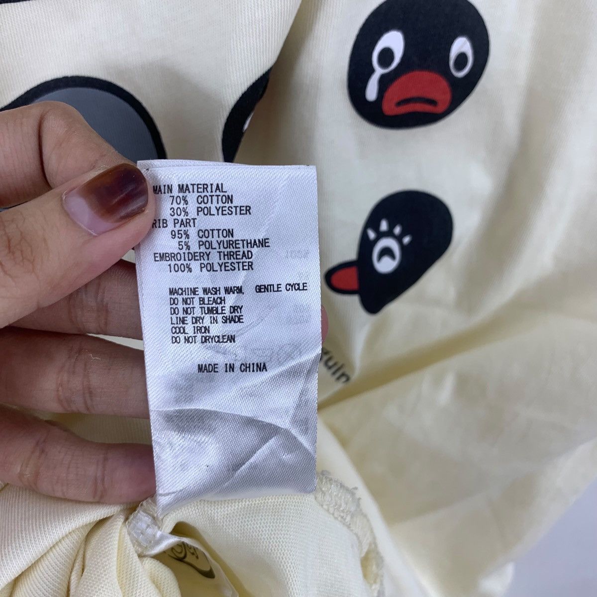 Vintage PINGU x SAMANSA MOS2 Blue Collection Cartoon Tee Shirt Size M / US 6-8 / IT 42-44 - 11 Thumbnail