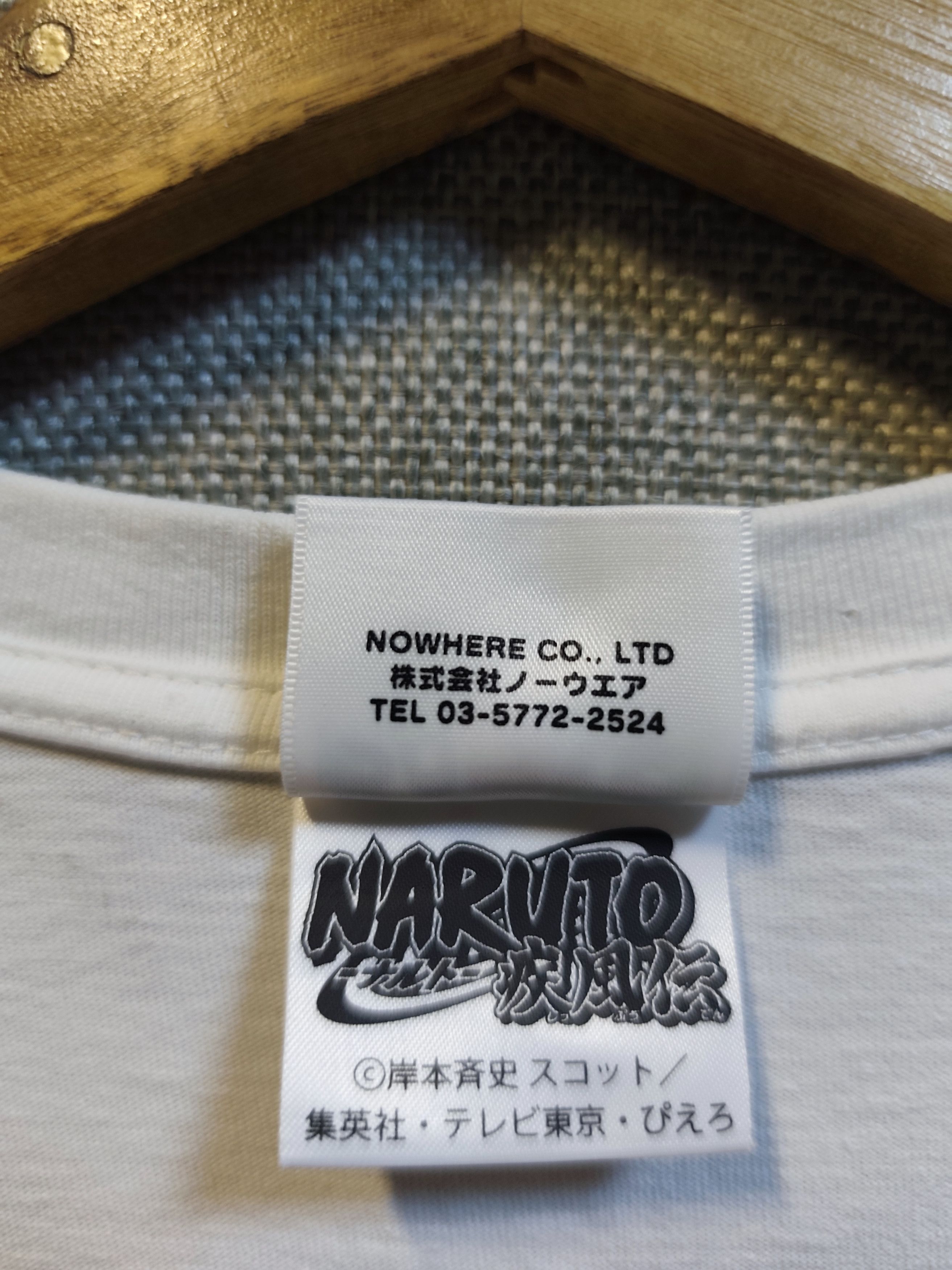 Bape Fw18 Bape x Naruto Shippuden Tee Size US L / EU 52-54 / 3 - 8 Thumbnail