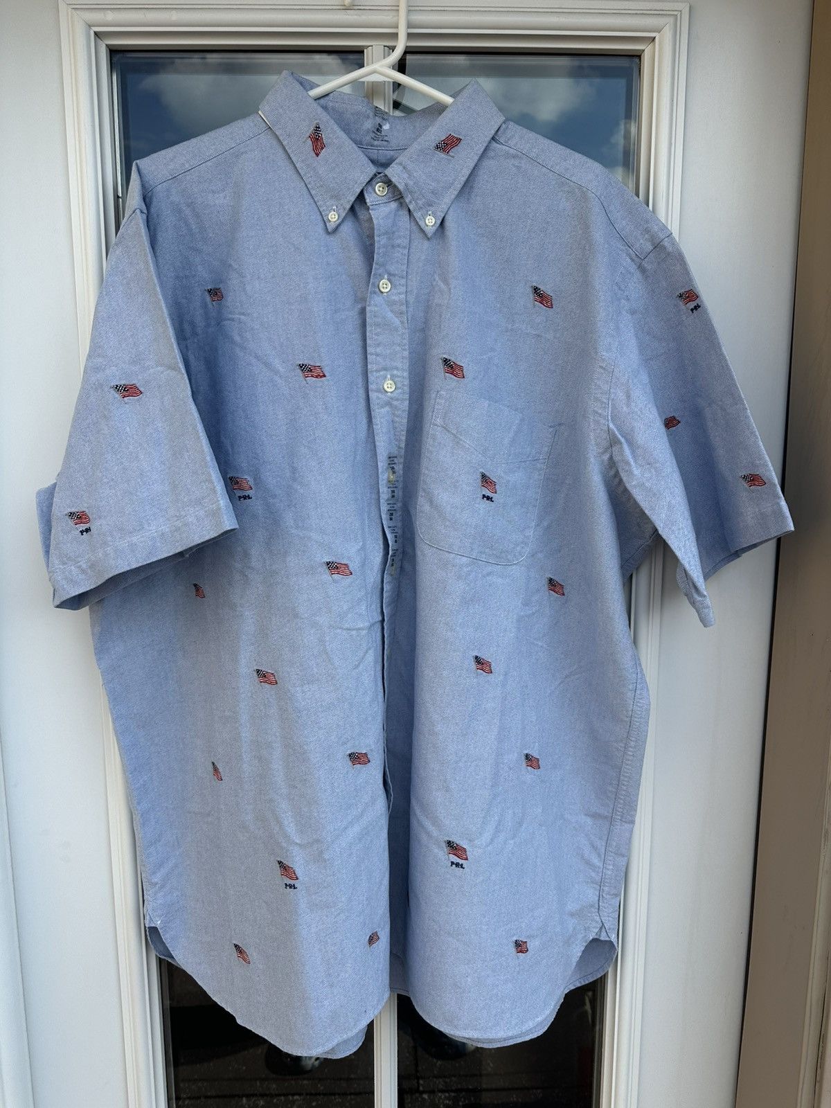 Polo Ralph Lauren × Ralph Lauren Polo Ralph Lauren USA Flag Logo Monogram shirt short sleeve Size US XXL / EU 58 / 5 - 1 Thumbnail