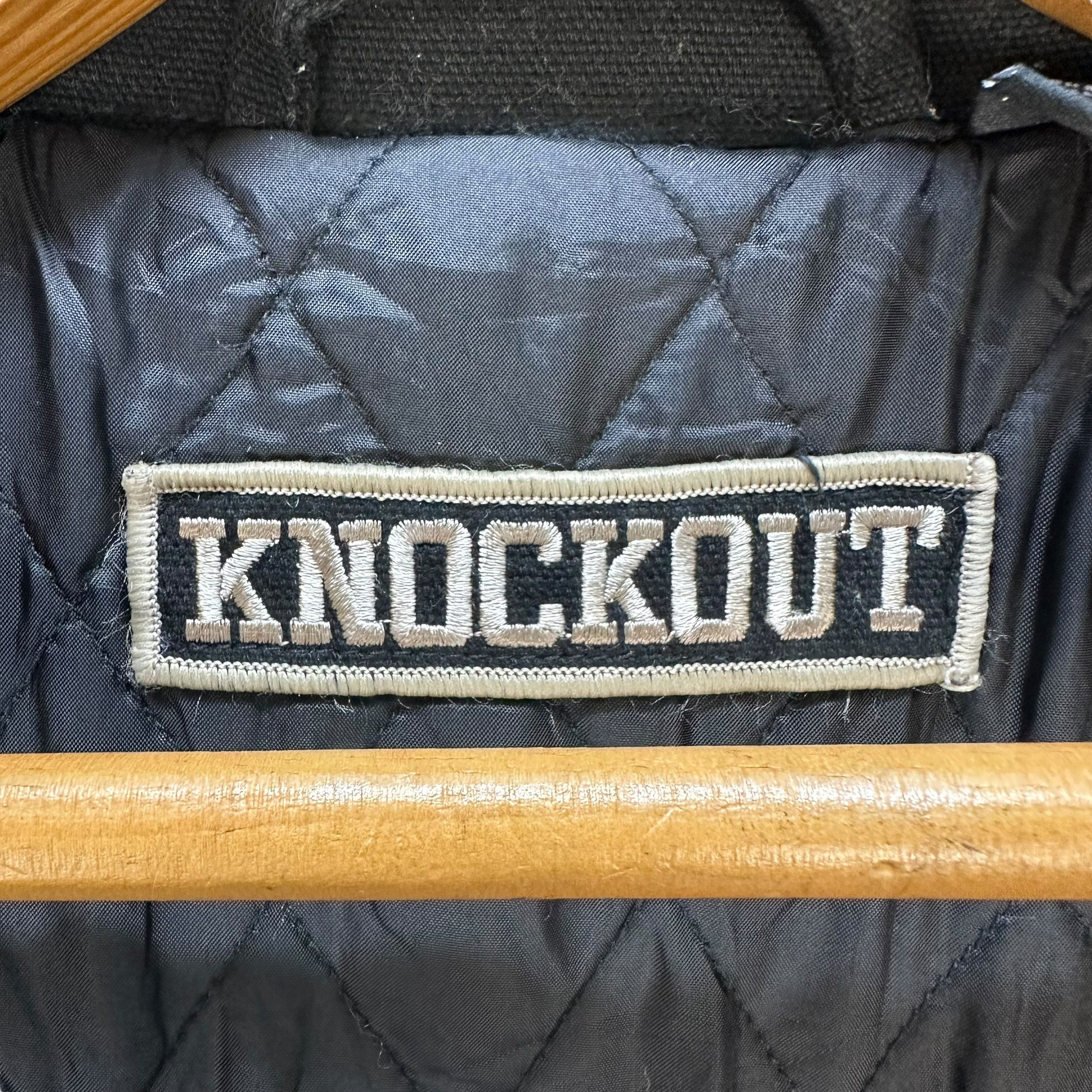 Vintage KNOCKOUT Workwear Duck Canvas Jacket Four Pocket #A79-1906 Size US L / EU 52-54 / 3 - 10 Thumbnail