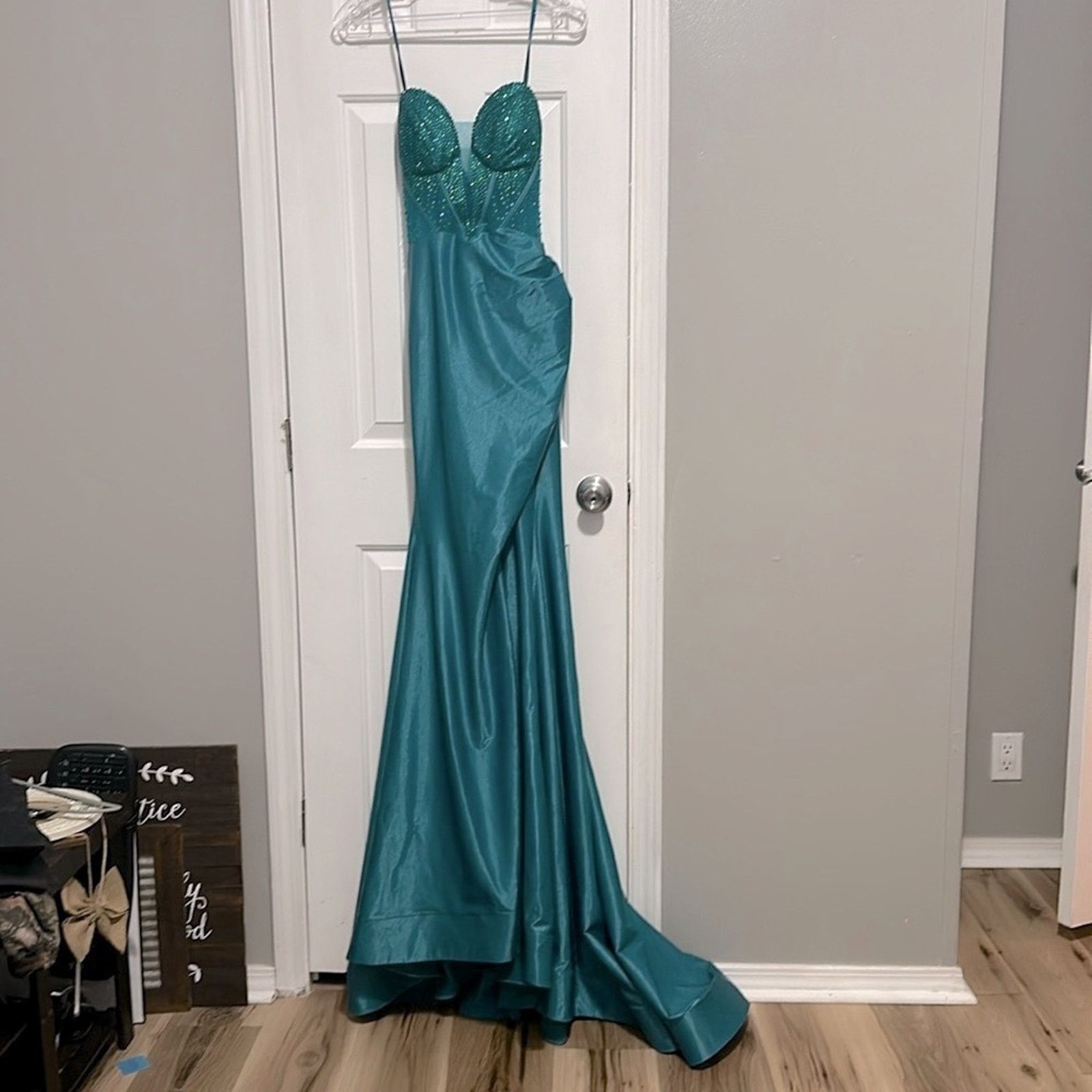 Other COLORS DRESS 3131 DRESS- EMERALD GREEN Size XS / US 0-2 / IT 36-38 - 5 Thumbnail