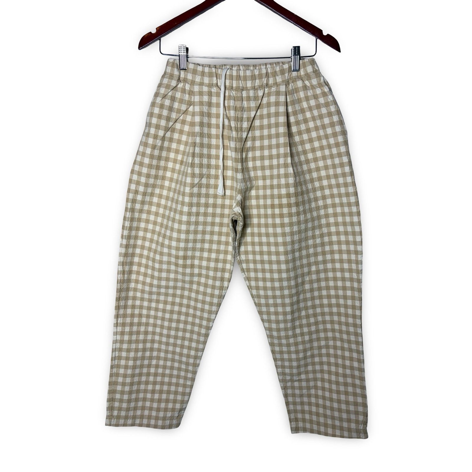 Casey Casey CASEY CASEY Beige Verger Pull On Trousers Sz XS Size 25" / US 0 / IT 36 - 2 Thumbnail