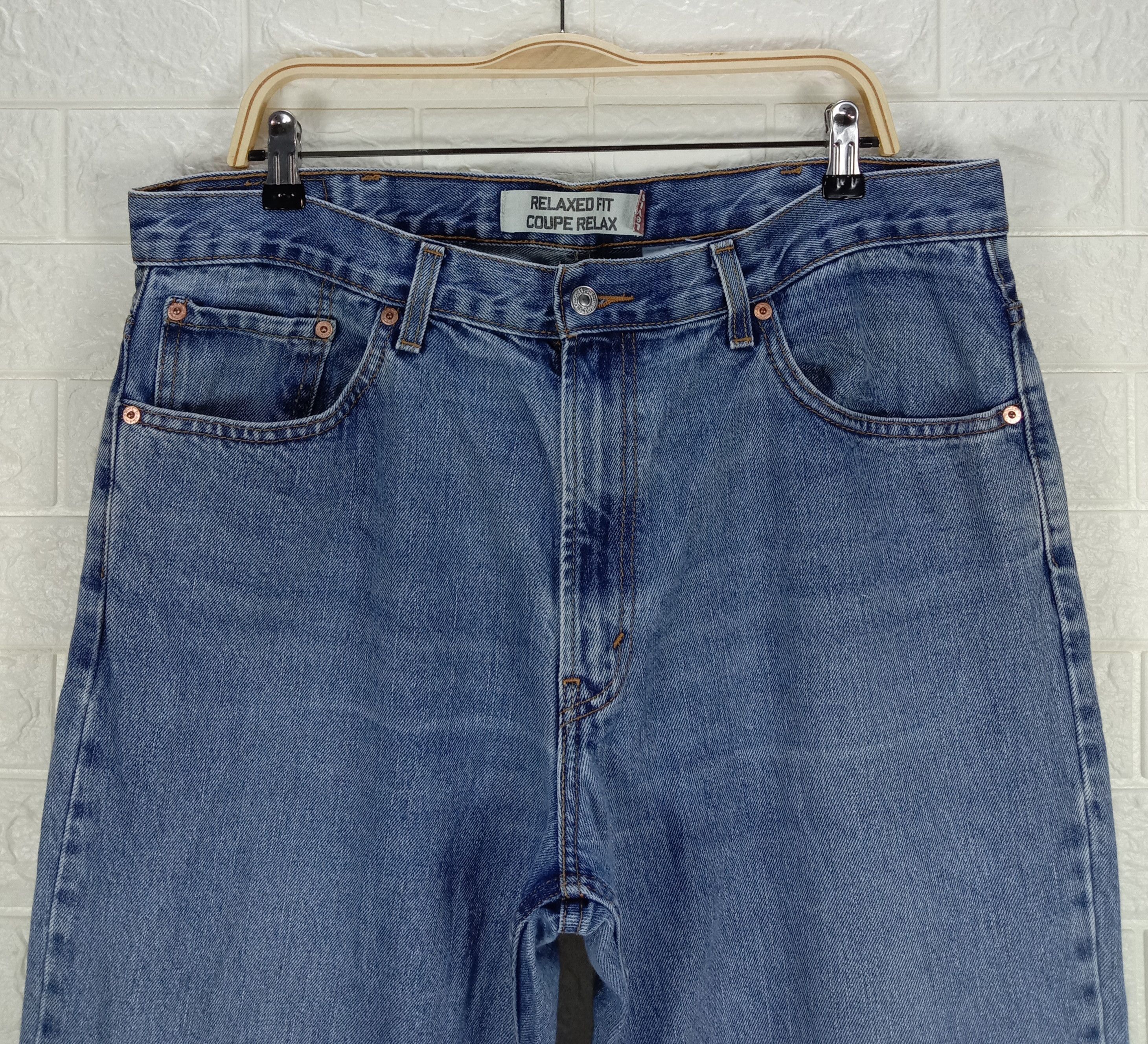 Levi's Vintage Levi's 550 Jeans Blue Wash Relaxed Fit Denim Size US 38 / EU 54 - 2 Thumbnail