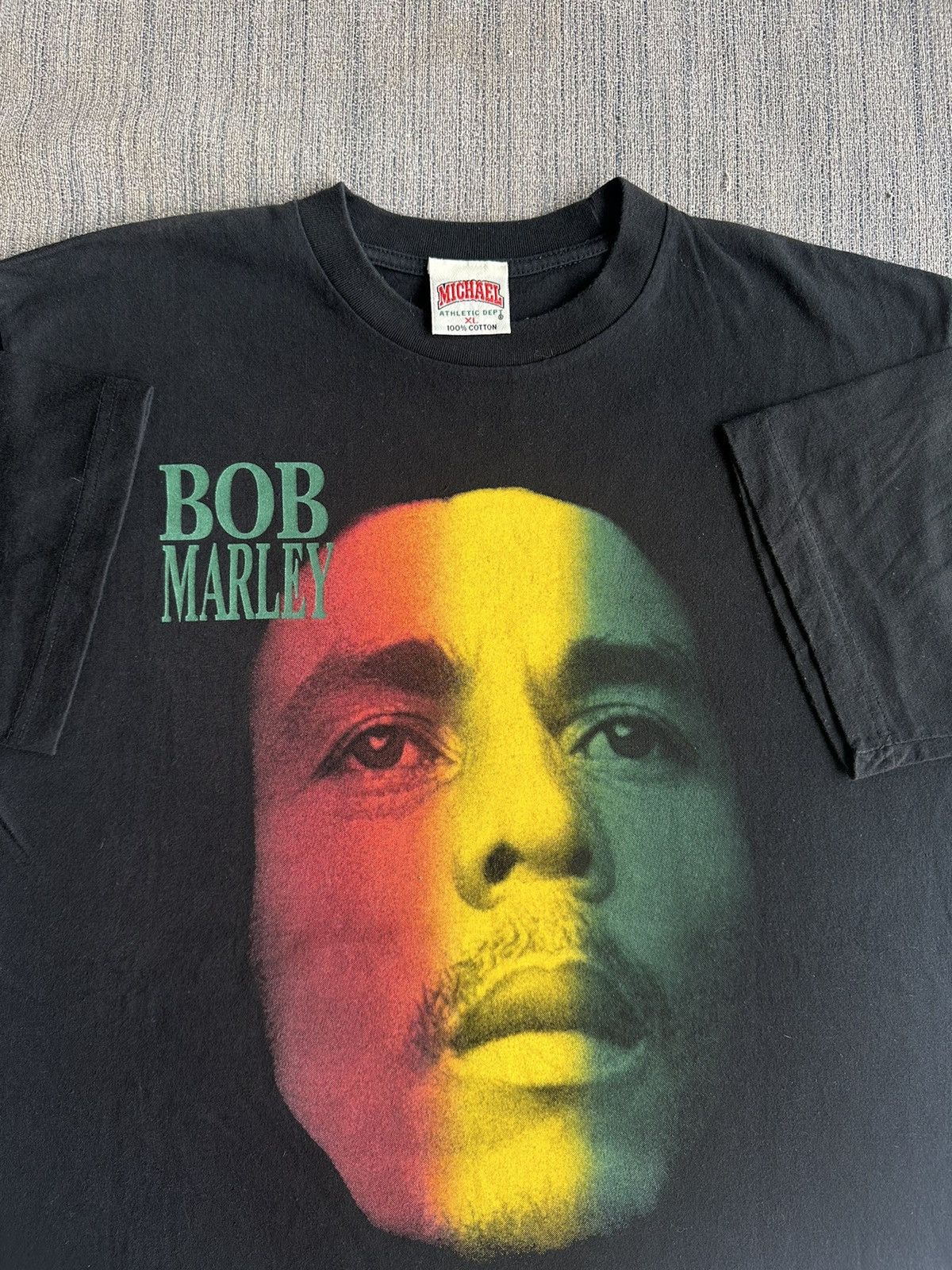 Bob Marley Vintage Bob Marley Big Face Raptees T-Shirt Rare USA Size US L / EU 52-54 / 3 - 1 Thumbnail