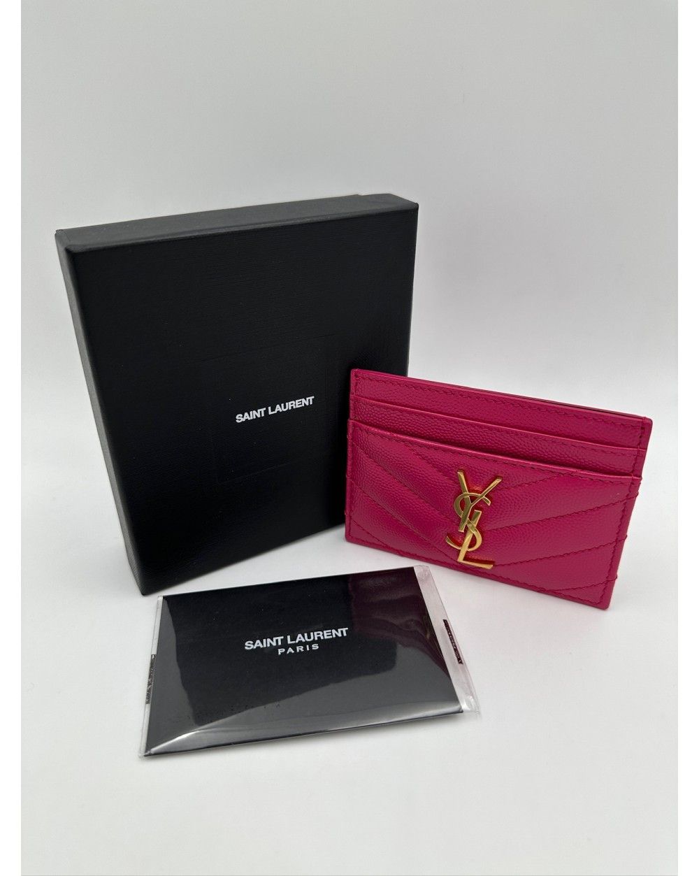 Saint Laurent Paris o1b1hav110425 Size: OS / Cassandre Matelassé Card Case Size ONE SIZE - 4 Thumbnail