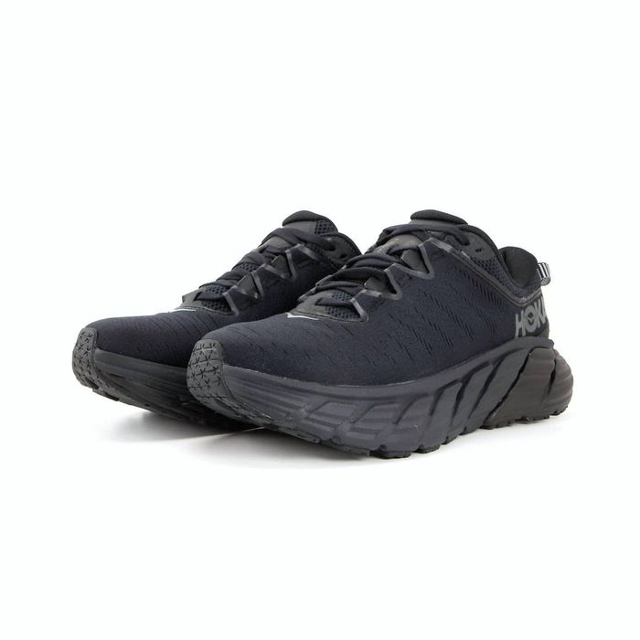 Hoka Women's Gaviota 3 Shoes Wide Width (D) In All Black Grailed