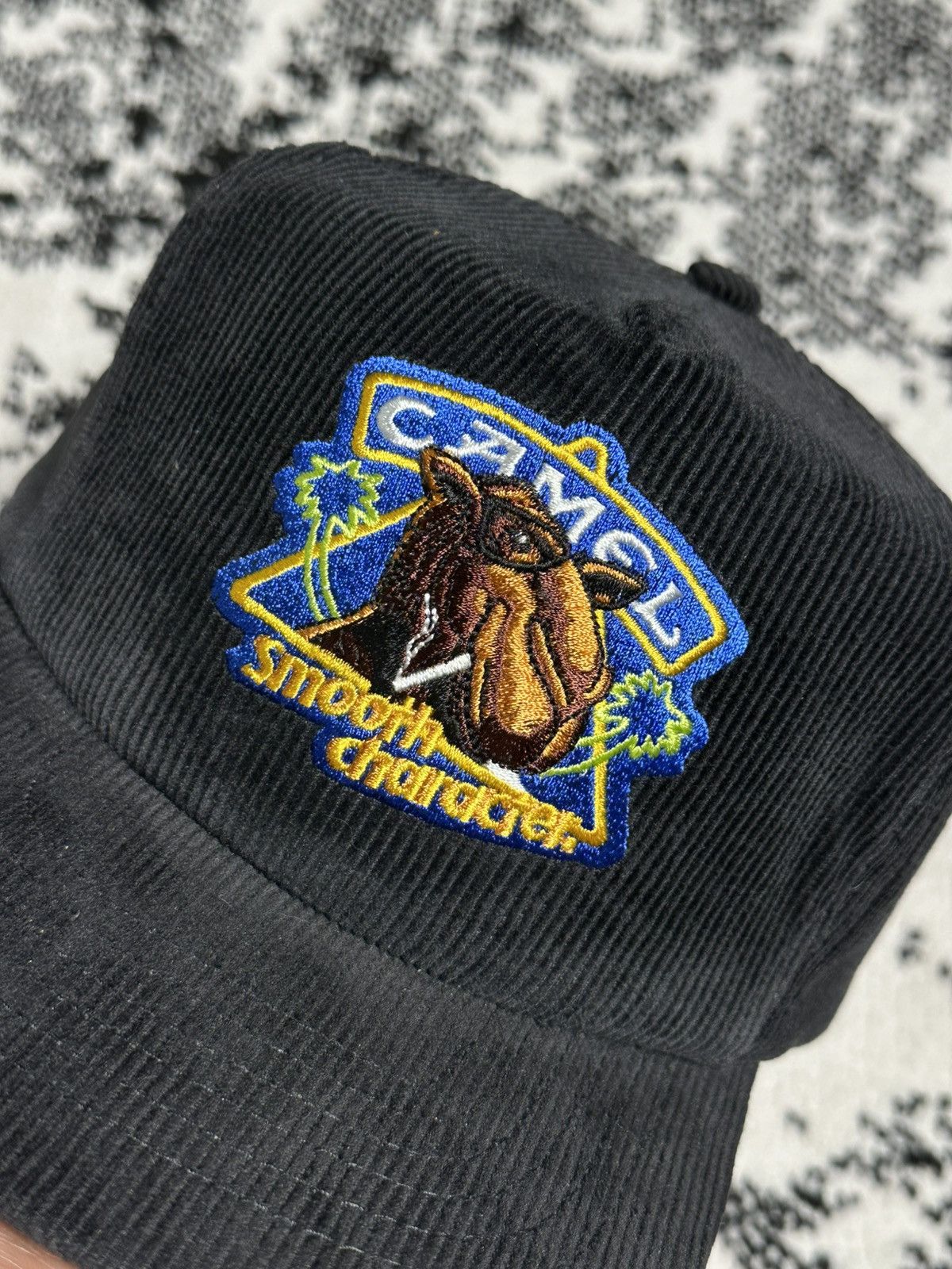 Camel Vintage Camel Smooth Character Corduroy Hat Size ONE SIZE - 2 Thumbnail