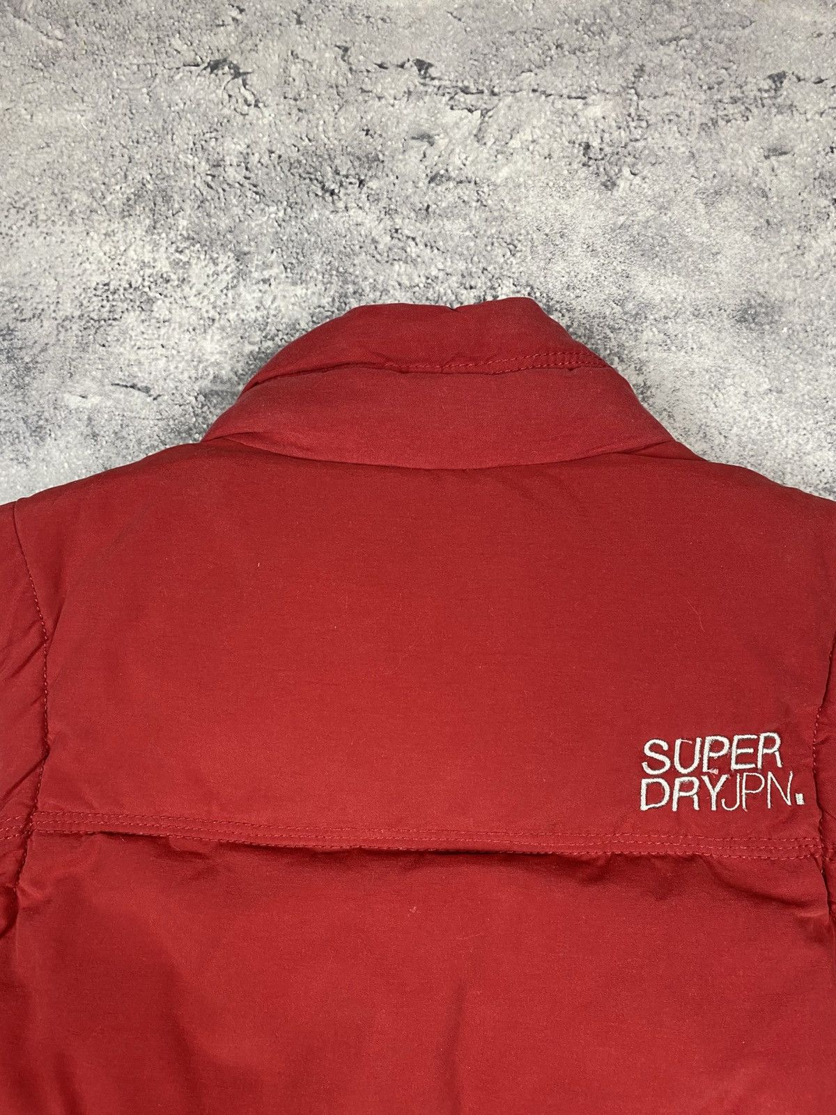 Superdry Superdry Academy Vest Red Cotton Blend Feather Down Gilet Size S / US 4 / IT 40 - 12 Thumbnail