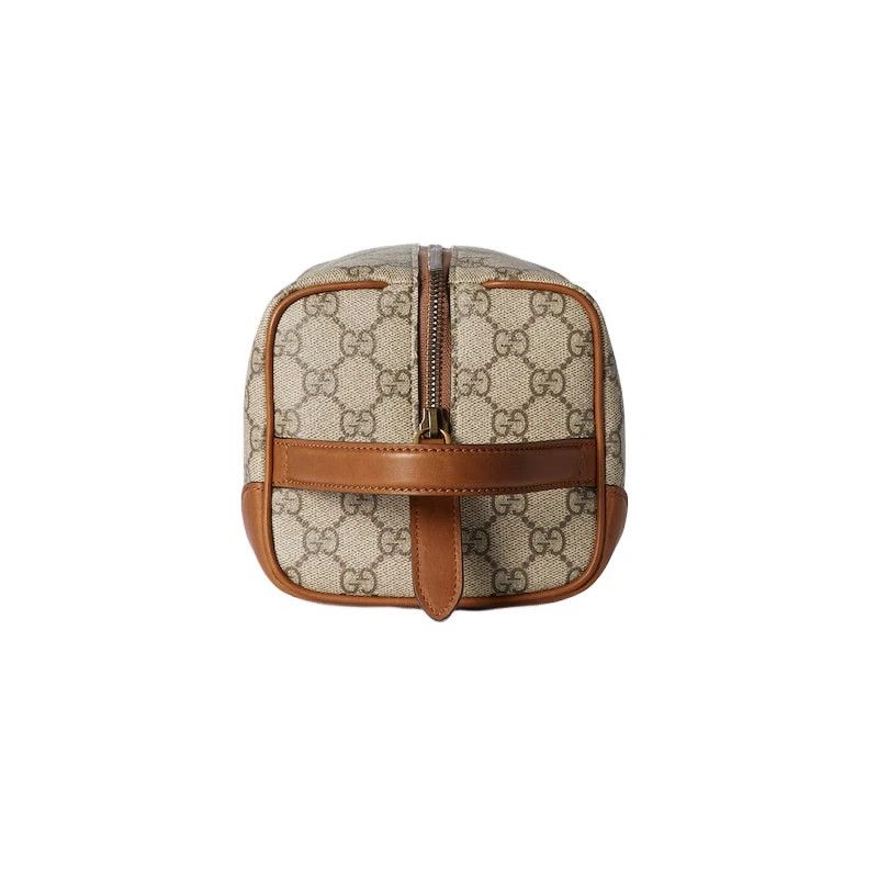 Gucci GUCCI GG Beige Brown Toiletry Case New & Authentic Size ONE SIZE - 4 Thumbnail