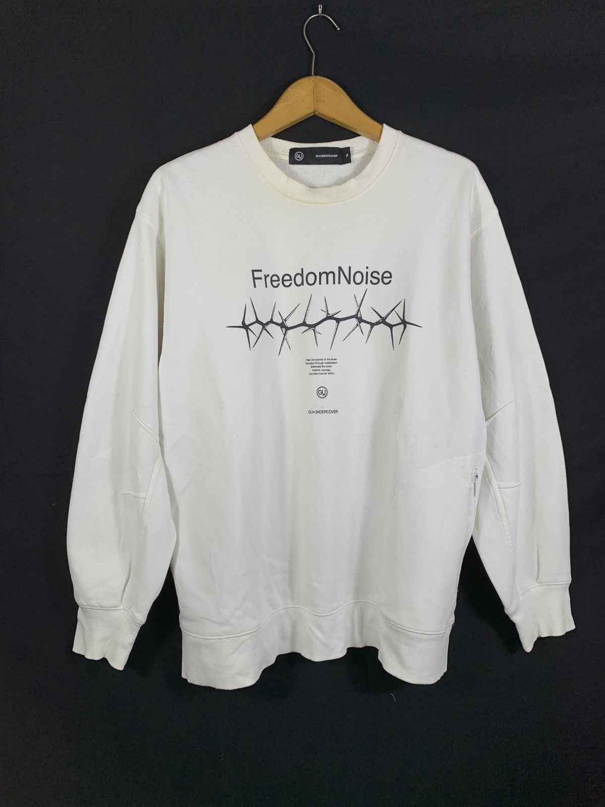 GU × Undercover GU Undercover “Freedom Noise” Sweatshirt Size US XL / EU 56 / 4 - 1 Thumbnail