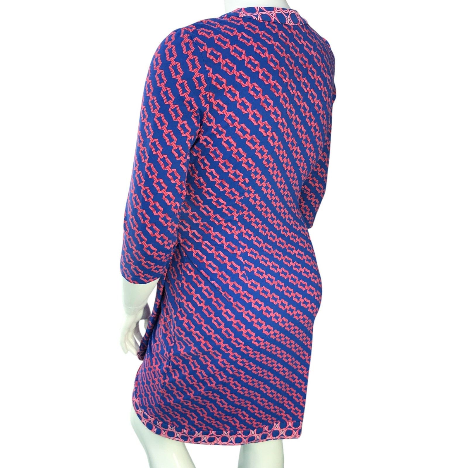 J.McLaughlin J McLaughlin Size L Dress Faux Wrap Catalina Cloth Tulip Hem Size L / US 10 / IT 46 - 6 Thumbnail