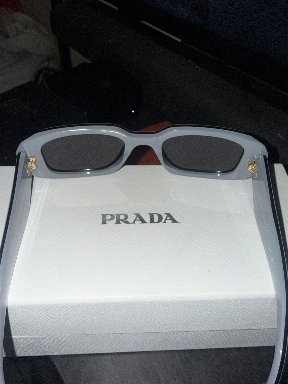 Prada Prada PR 17WS Sunglasses Gray Size ONE SIZE - 9 Thumbnail