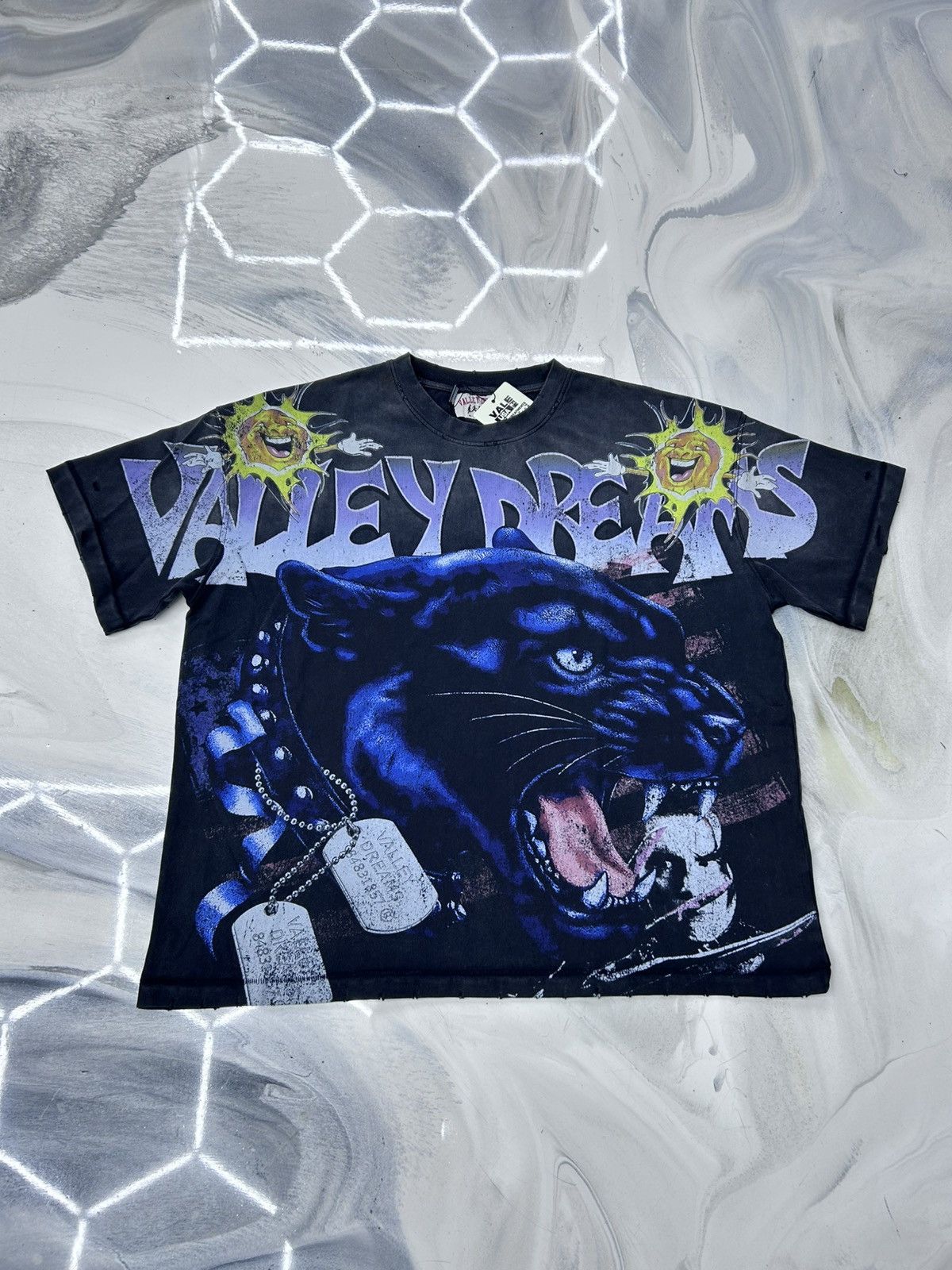 Vale Vale Fury Panther Big Tee Black Blue Yellow Size L Size US L / EU 52-54 / 3 - 1 Thumbnail