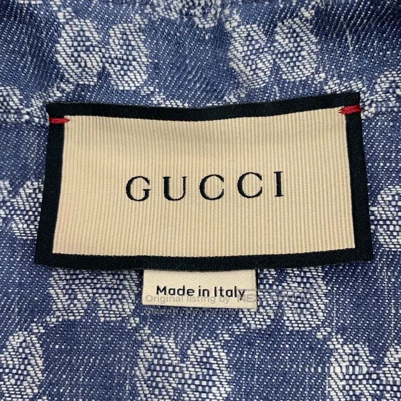 Gucci Gucci Blue logo jacquard full print linen lapel single-bre Size XS / US 0-2 / IT 36-38 - 5 Thumbnail