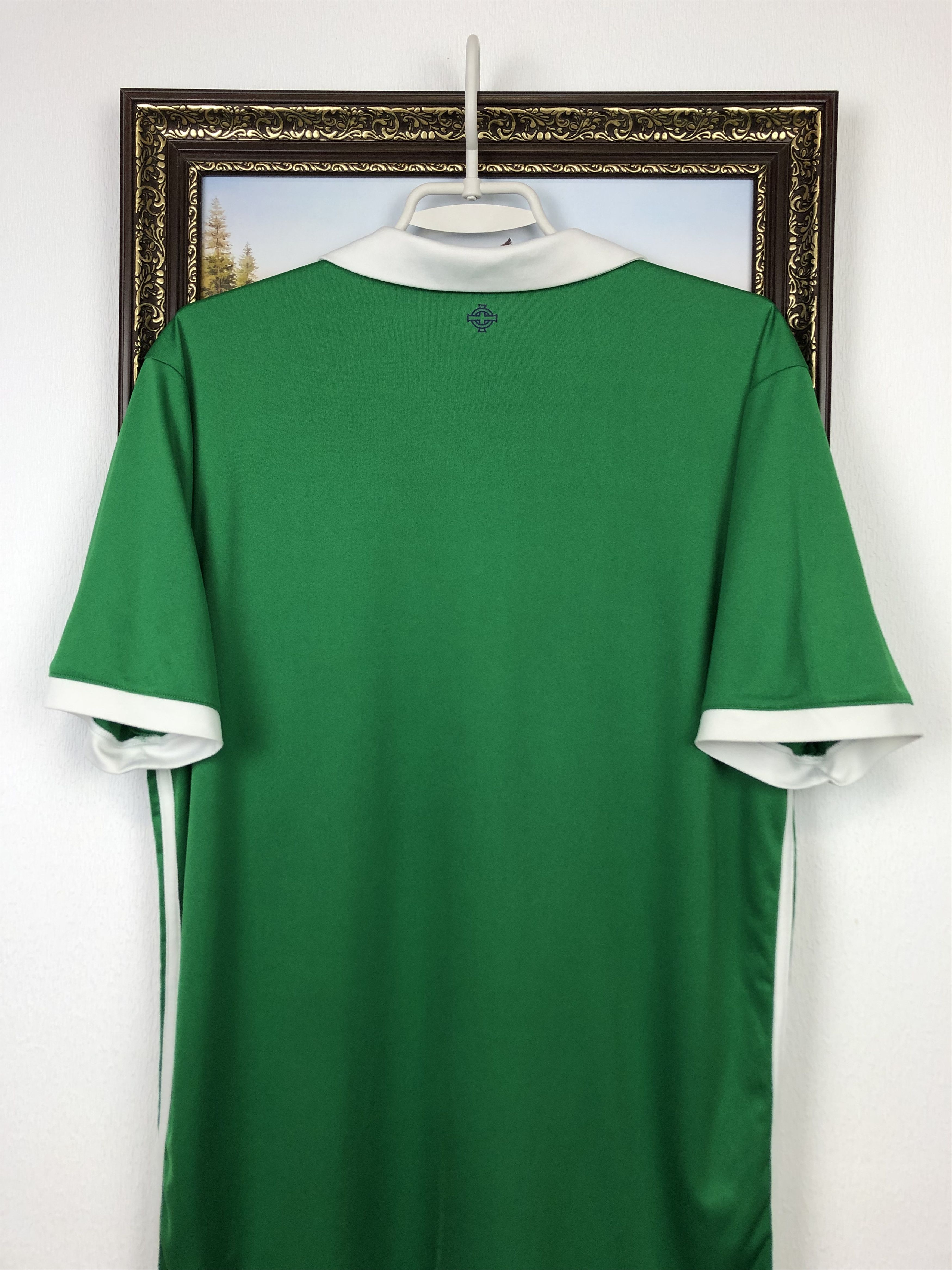 Adidas Northern Ireland Home football shirt 2017 Soccer Adidas Tee Size US L / EU 52-54 / 3 - 9 Thumbnail