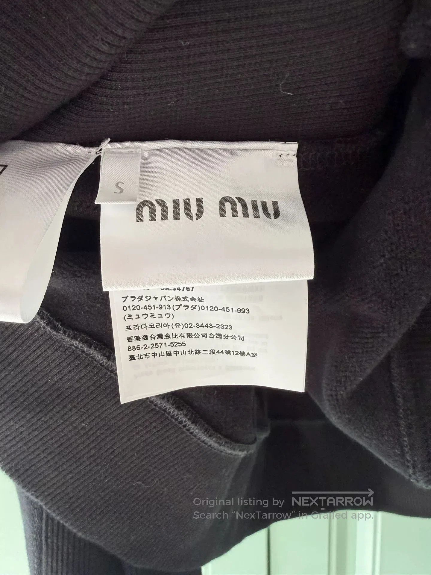 Miu Miu Miu Miu Black Zipper Logo Jacket. Size S / US 4 / IT 40 - 4 Thumbnail