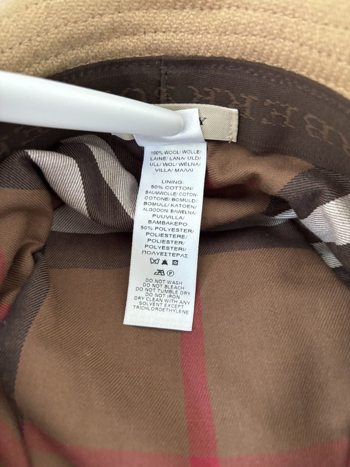 Burberry Burberry Wool Bucket Hat Size ONE SIZE - 6 Thumbnail