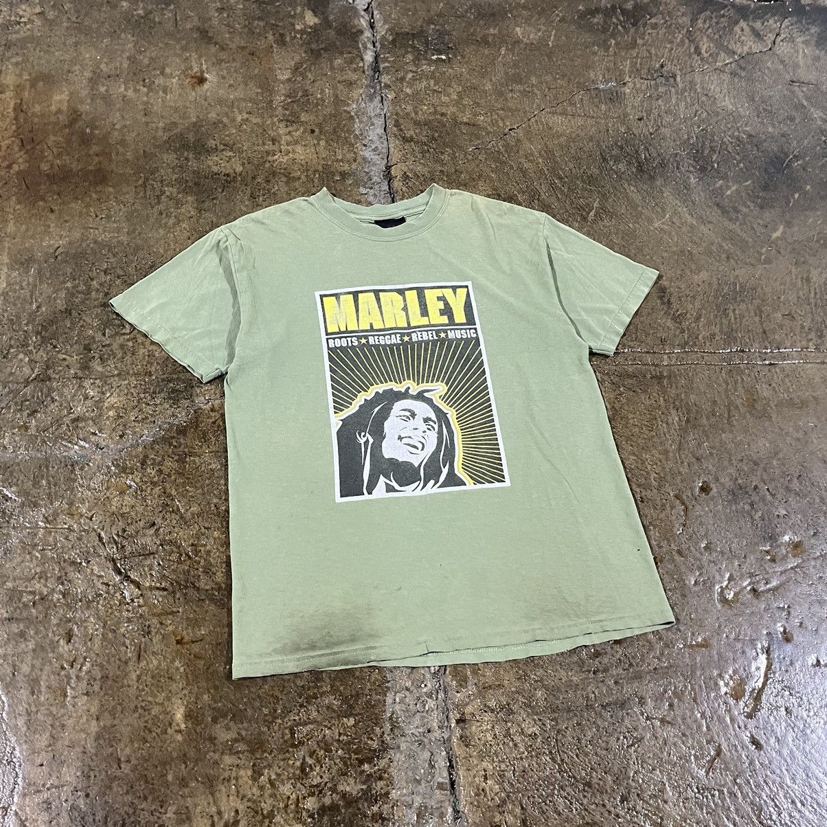 Bob Marley × Vintage Crazy Vintage Bob Marley Zion Graphic Tee Shirt Y2K Music Size US M / EU 48-50 / 2 - 2 Thumbnail