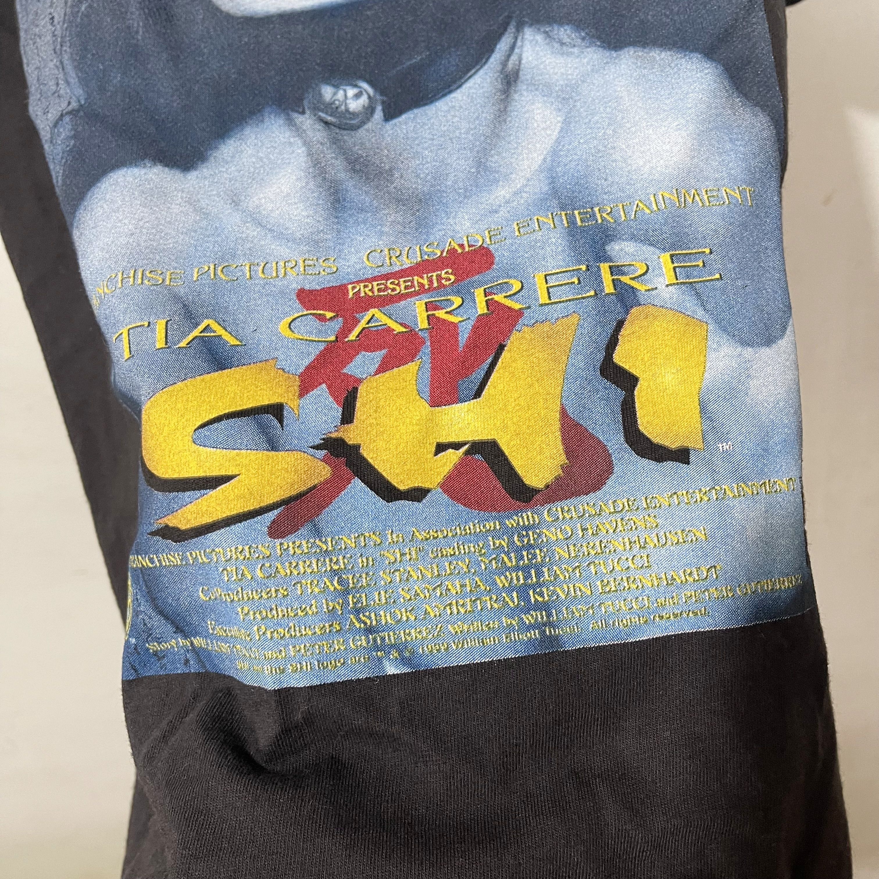 Vintage Vintage 1999 Tia Carrere “Shi” Movie Promo Shirt Size US L / EU 52-54 / 3 - 3 Thumbnail