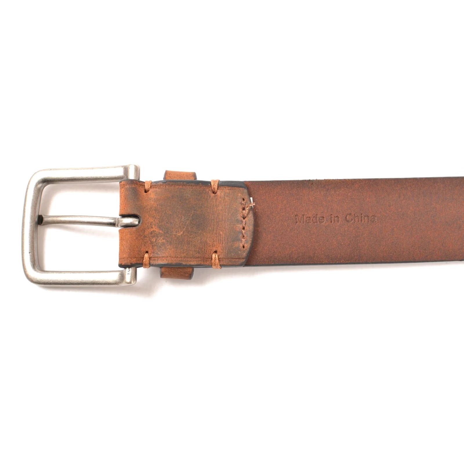 Johnston & Murphy Johnston & Murphy Brown Genuine Leather Belt 75-7413 Size 38 Brown Leather Belt Men 38 USA? China? (keep original words not adding) Size 38 - 6 Thumbnail