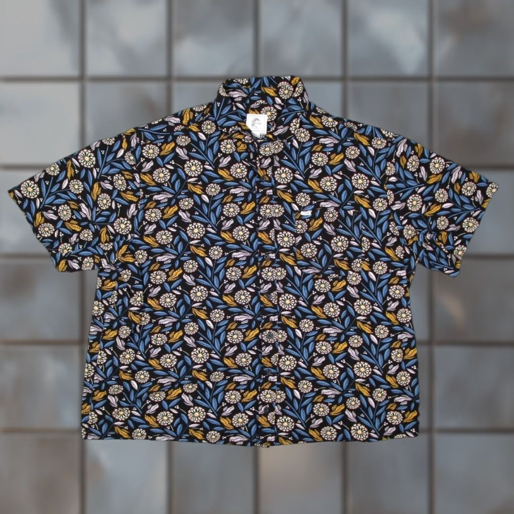 O'Neill VINTAGE ONeill Shirt Men 2XL XXL Blue Button Up Short Sleeve Hawaiian Organic Blend Tiki Size US XXL / EU 58 / 5 - 1 Thumbnail