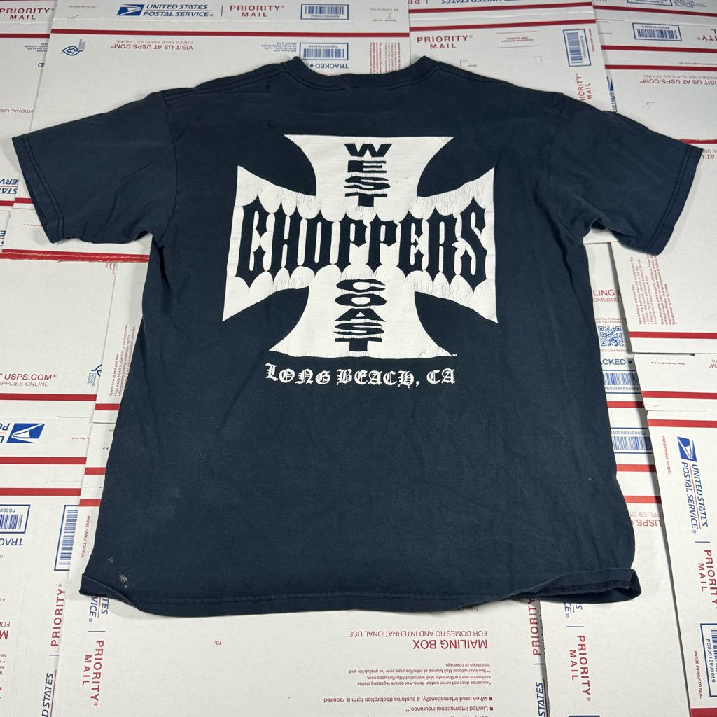 Harley Davidson Black West Coast Choppers T-Shirt Vintage Size Large Size US L / EU 52-54 / 3 - 2 Thumbnail