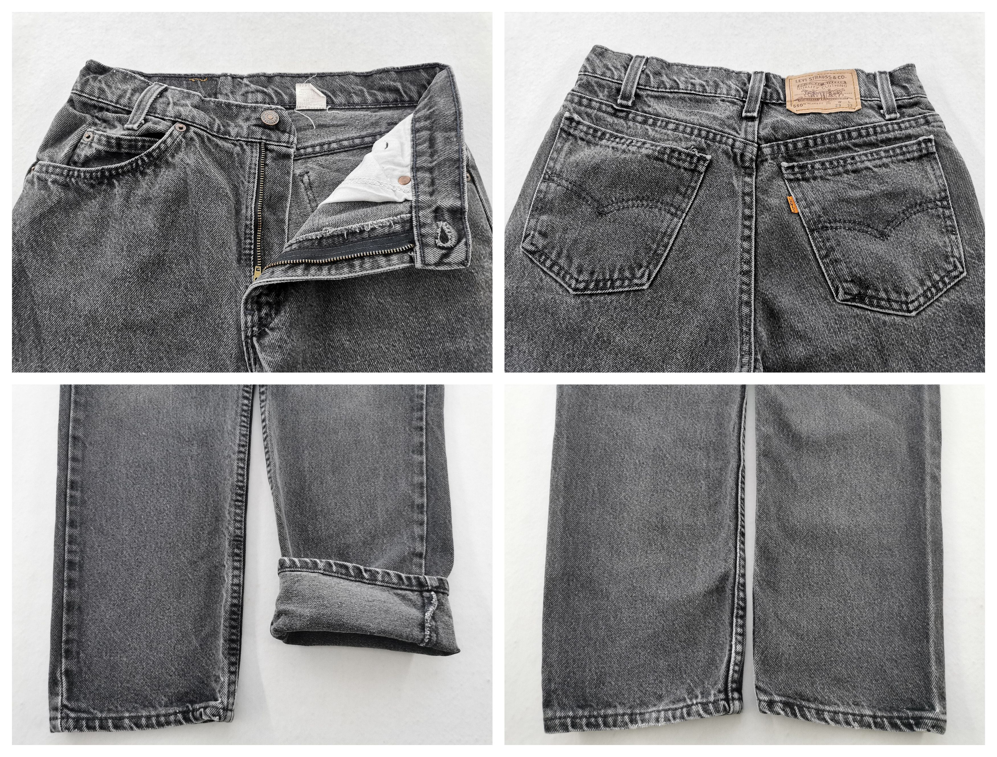 Levi's Vintage 90's Levis Lot 550 Orange Tab Denim Made In USA Size US 26 / EU 42 - 8 Thumbnail