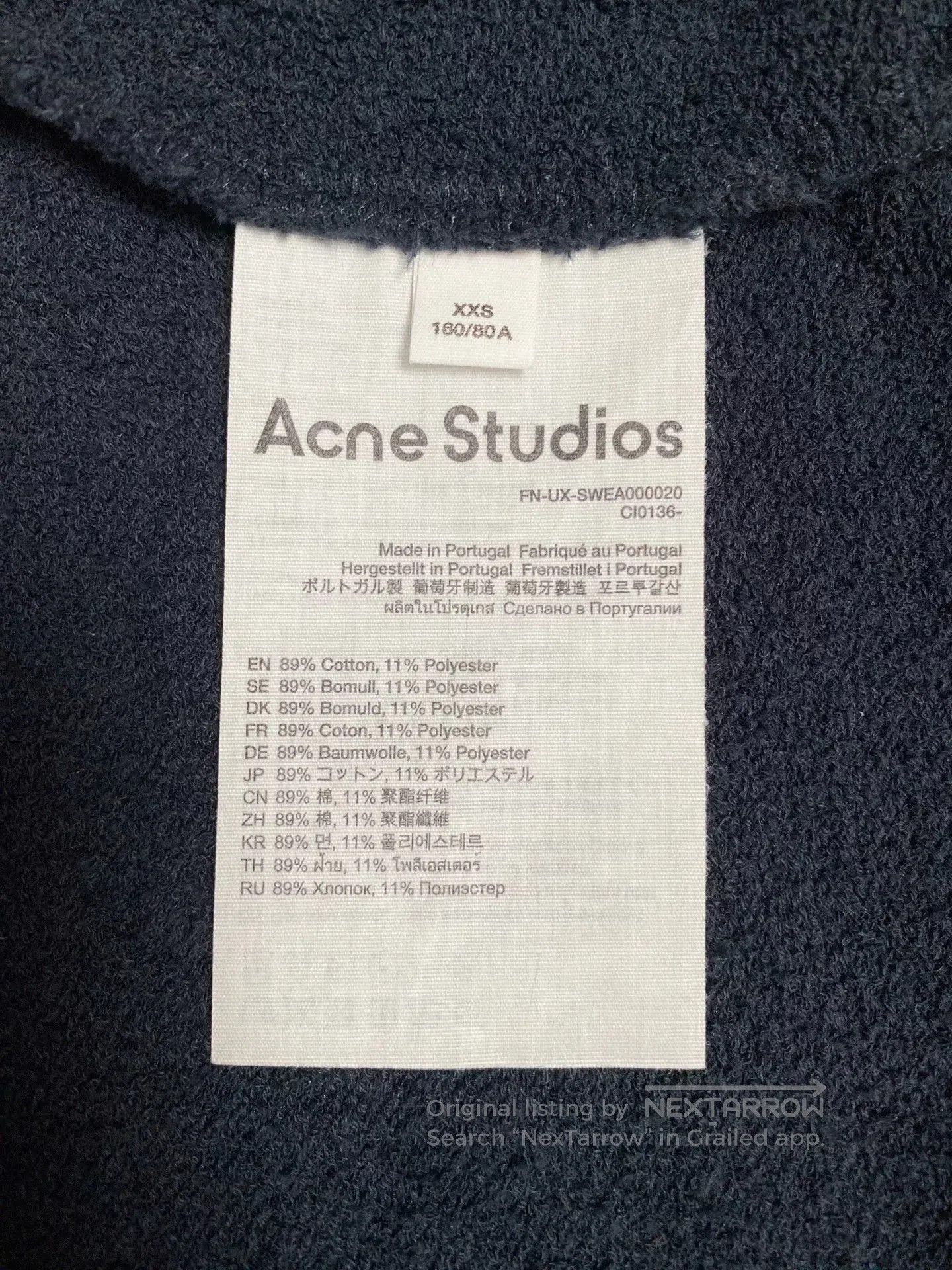 Acne Studios Acne Studios 1996 Grunge Style Hoodie. Size US XXS / EU 40 - 7 Thumbnail