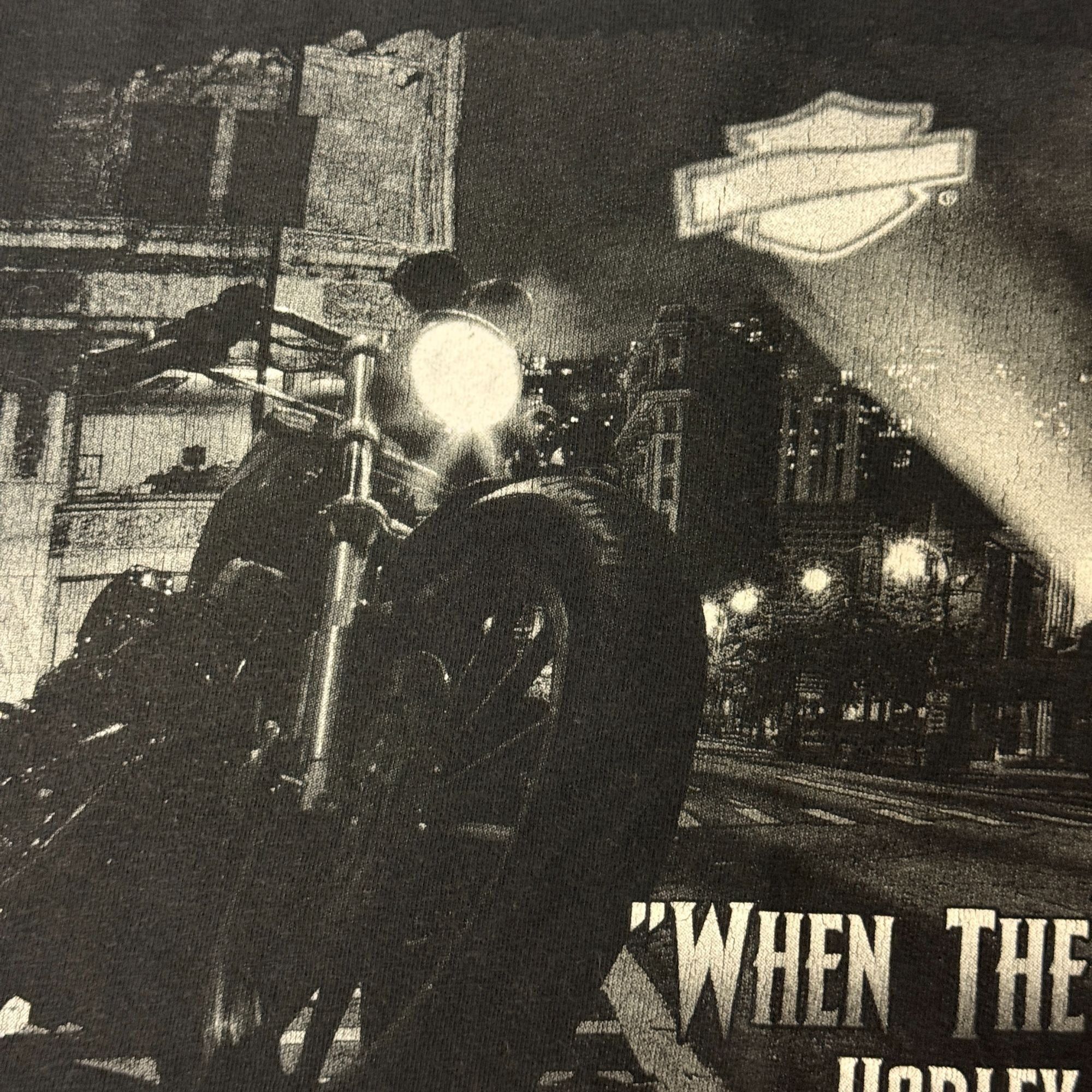 Harley Davidson WHEN THE ROAD CALLS Malfunction Junction Motorcycle Biker Size US XXL / EU 58 / 5 - 5 Thumbnail