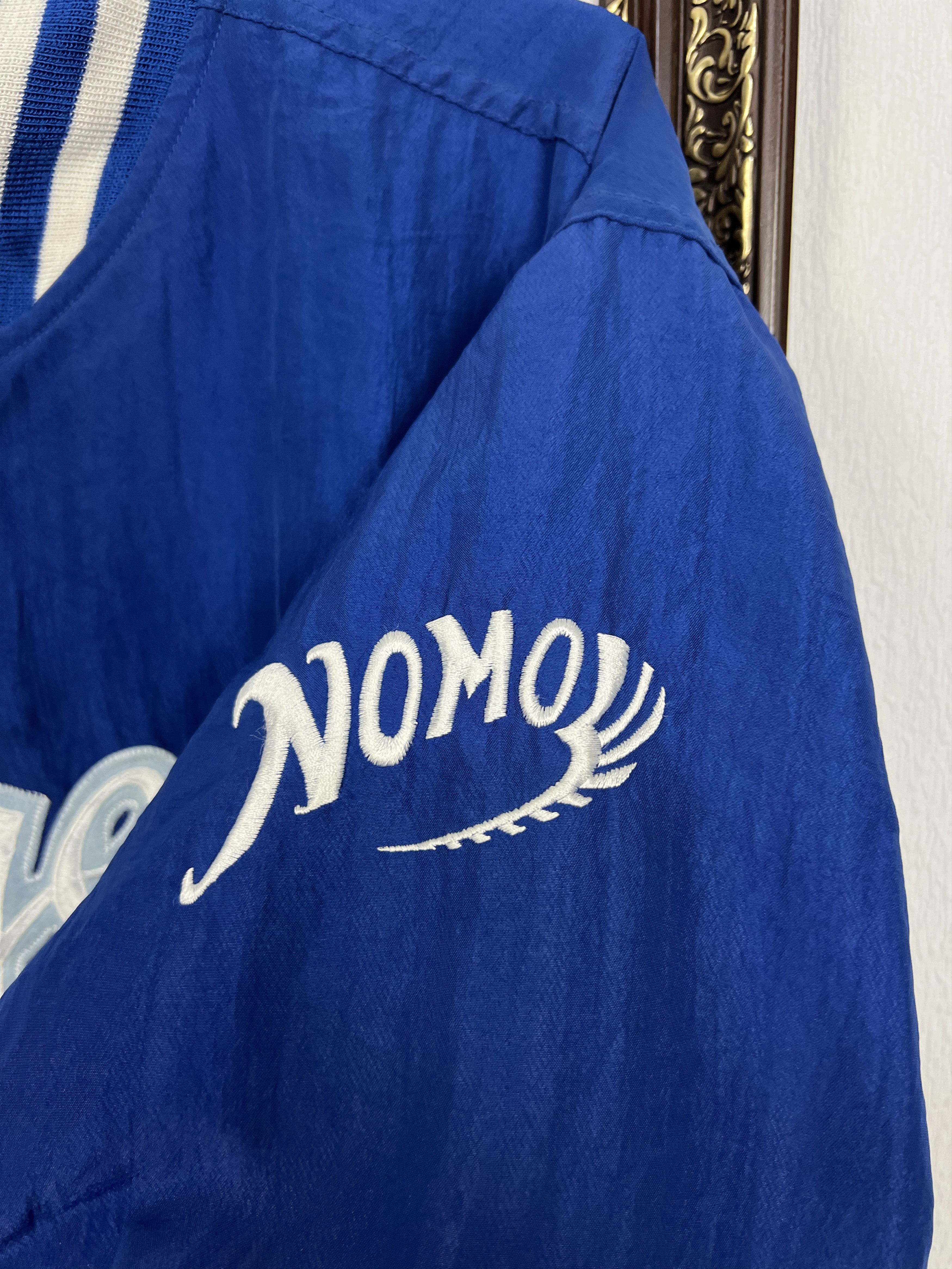 Starter Vintage 90s LA Dodgers Starter Bomber Jacket MLB Blue Mens Size US XL / EU 56 / 4 - 4 Thumbnail